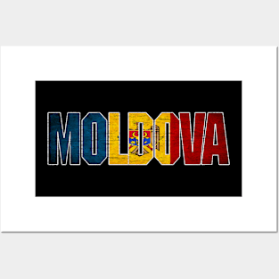 Moldova Flag for Men Women Chauau National Pride Posters and Art